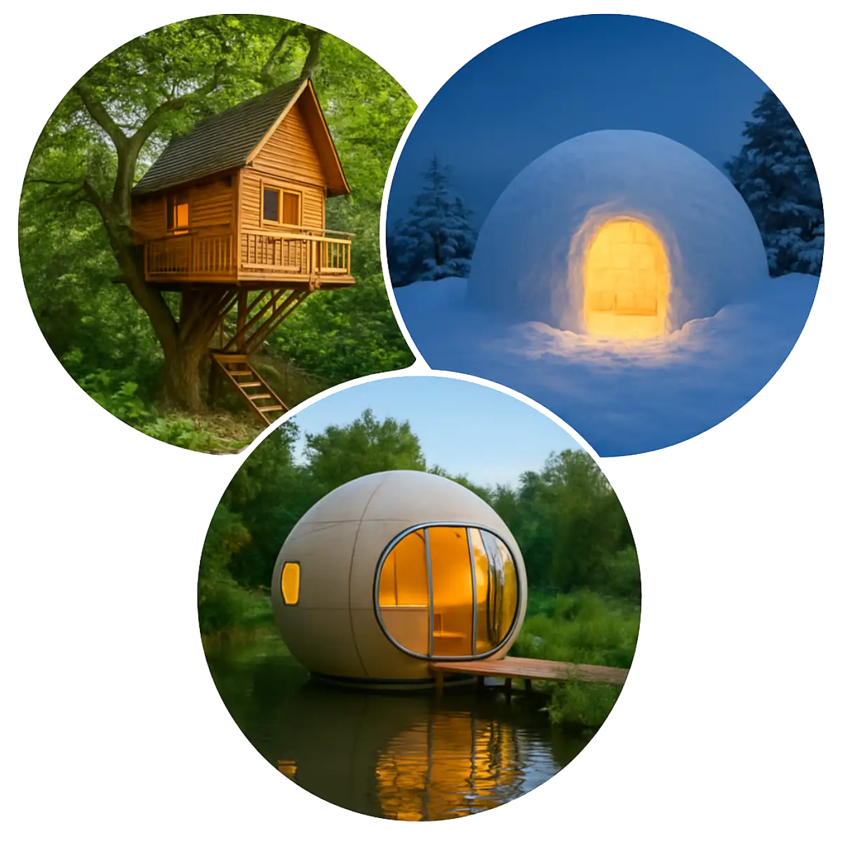 Logements insolites en pleine nature